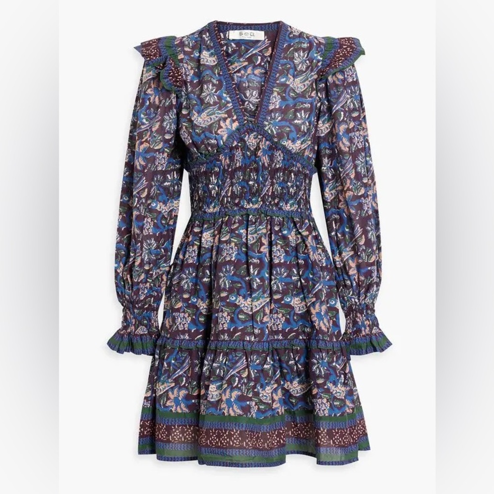 SEA New York Noah Smocked Floral Dress